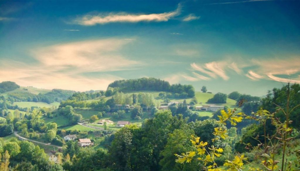 Paysage du Dauphiné - St-Michel-de-St-Geoirs - Isère