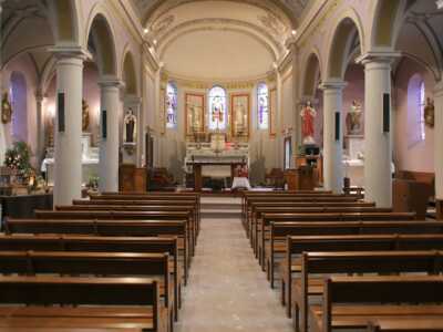 La nef de l'église, St-Michel-de-St-Geoirs