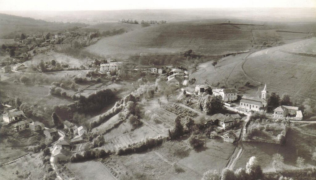 Vue aérienne, St-Michel-de-St-Geoirs