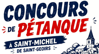 Concours réservé aux amateurs. Doublette 12€ – Complémentaire 6€. Inscriptions à 13h30. Snack et buvette. Organisé par la municipalité.